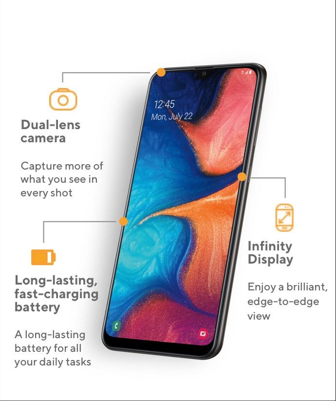 Samsung A20 For Metro Pcs