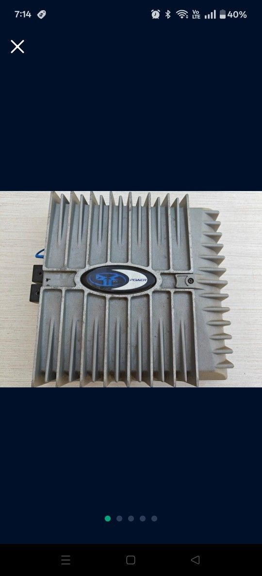 Old School Rockford Fosgate Amplifier 