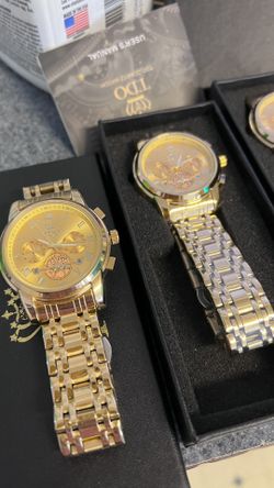 stainless steel luxury mens wrist watch waterproof $45 each