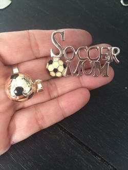 Soccer pins