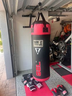 Title Boxing Gel Heavy Punching Bag(READ⬇️