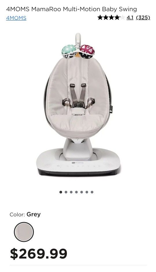 4moms mamaRoo multi-motion baby swing