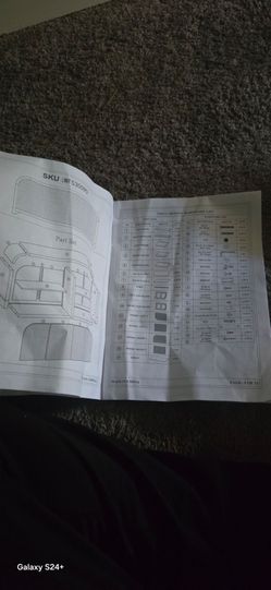 Furniture Assembly Instruction Manual SKU WF530090