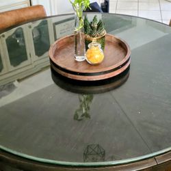 55.75 Inches  Glass Top