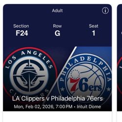 Clippers Vs 76ers - Mon Feb 2