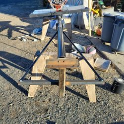 Basketball  With Pickup Hitch Mount