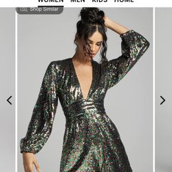 Sequin Romper