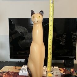 16 Inch Vintage Cat Candle