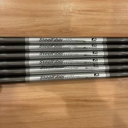 Steelfiber Golf Iron Shafts 5-P (6 Total)