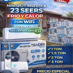 Minisplit Traiden Frio Y Calor Con WiFi 