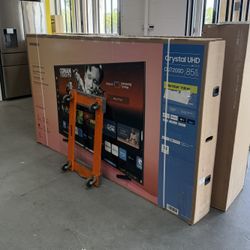 Samsung 85” Crystal DU7200 4K HDR Smart TV - 1 Year Warranty