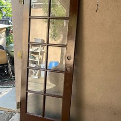 Door With Glass Panels ( 291/2 Width - 781/2 Height