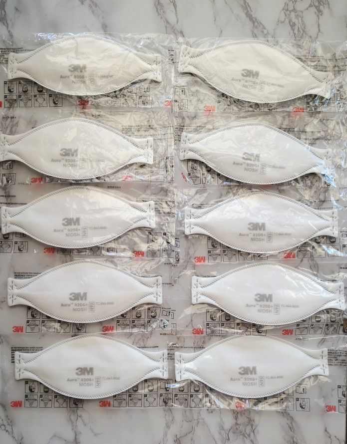 3M Aura N95/NIOSH Masks BRAND NEW! HUNDREDS AVAILABLE!