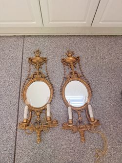 Gold Wall Sconce Lighting (set Of 2)