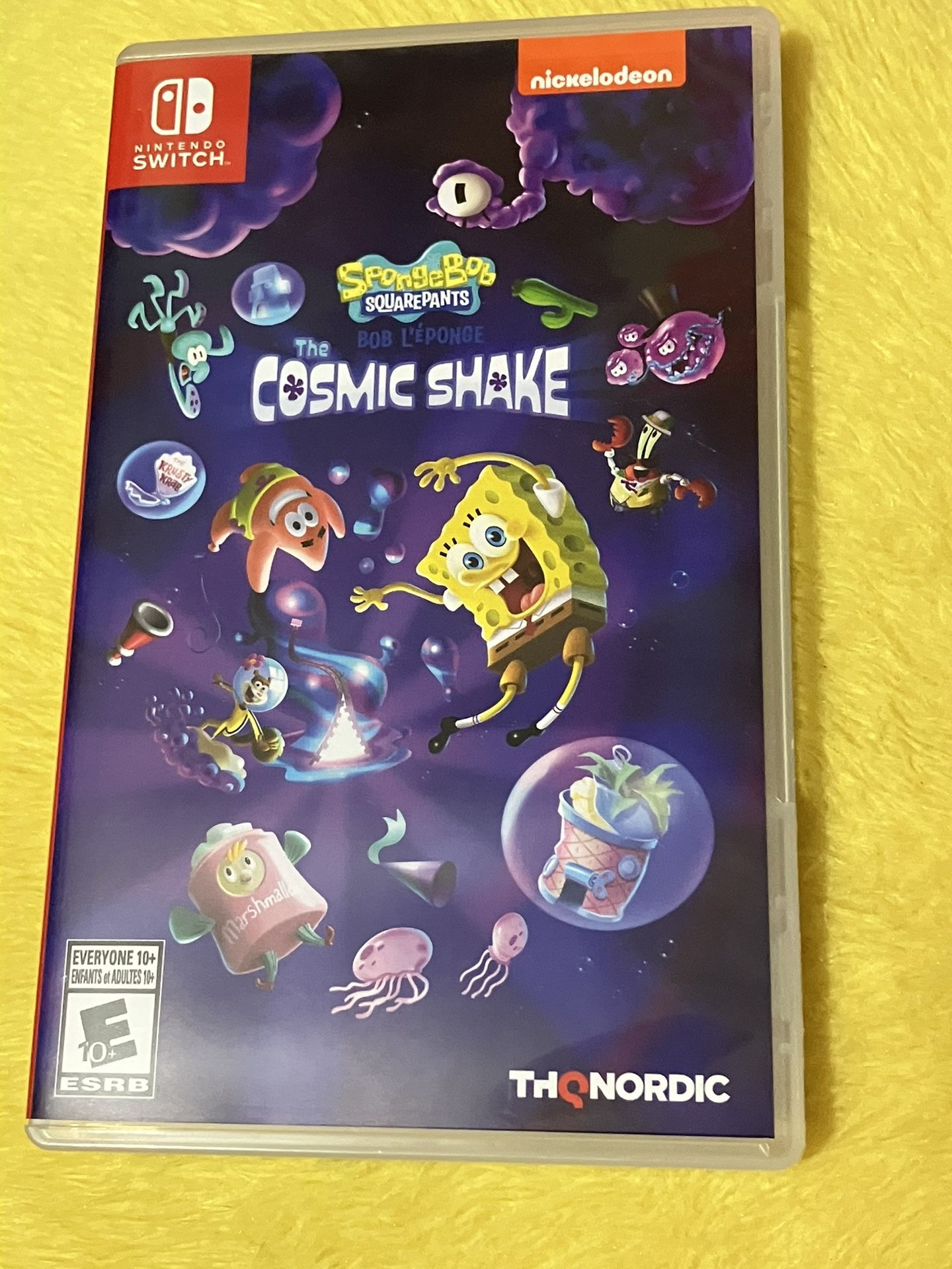 SpongeBob SquarePants The Cosmic Shake Nintendo Video Game