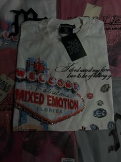 White Mixed Emotion Shirt