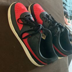 Black and Red Nikes