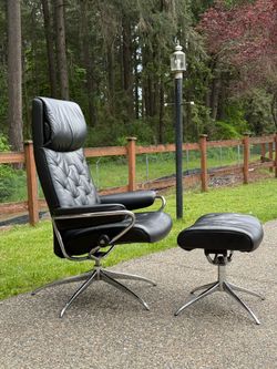 Stressless Metro High Back Leather Armchair by Ekornes