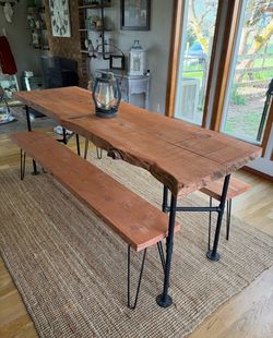 Live edge table