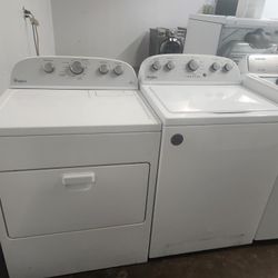 WHILPPOL SET WASHER AND ELECTRIC DRYER 