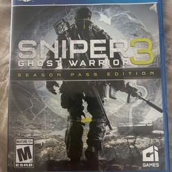 PS4 Sniper 3 Ghost Warrior