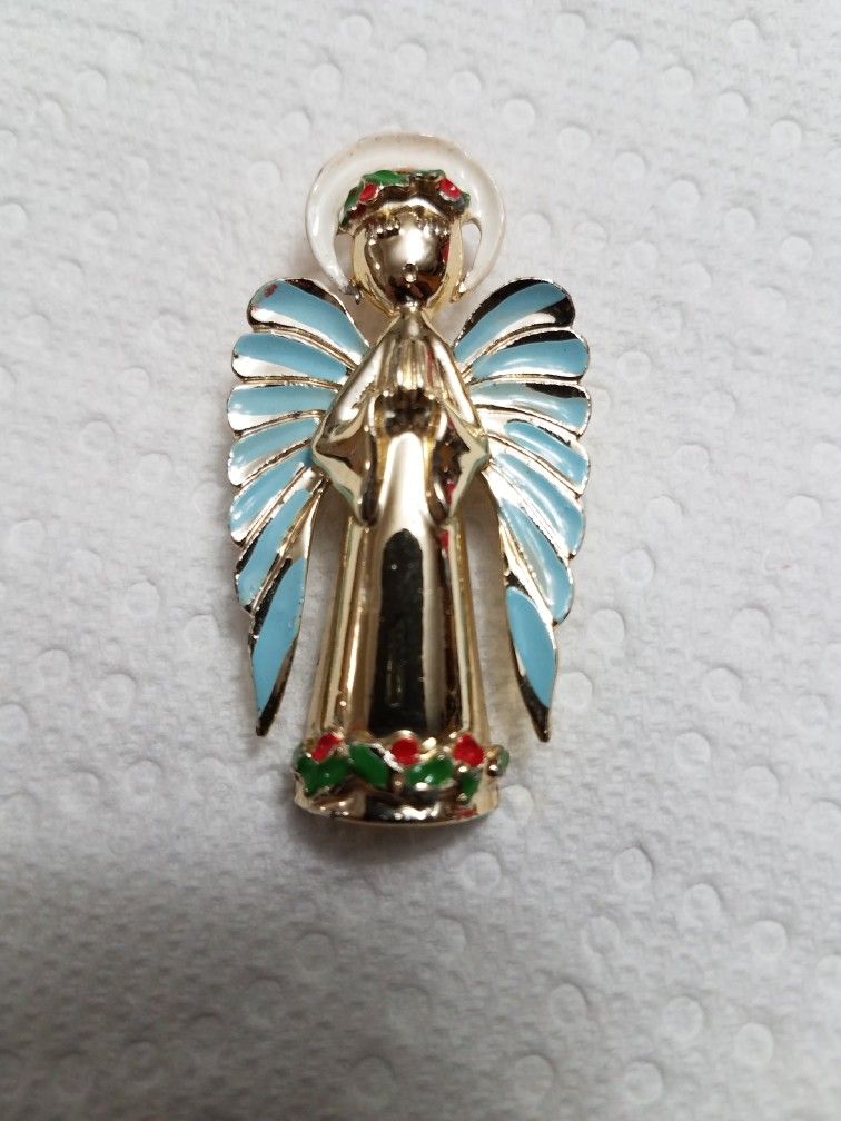 Christmas Angel Brooch