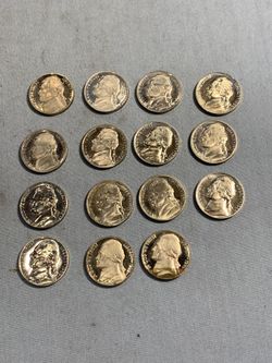 15 Proof Jefferson Nickel Assortment 