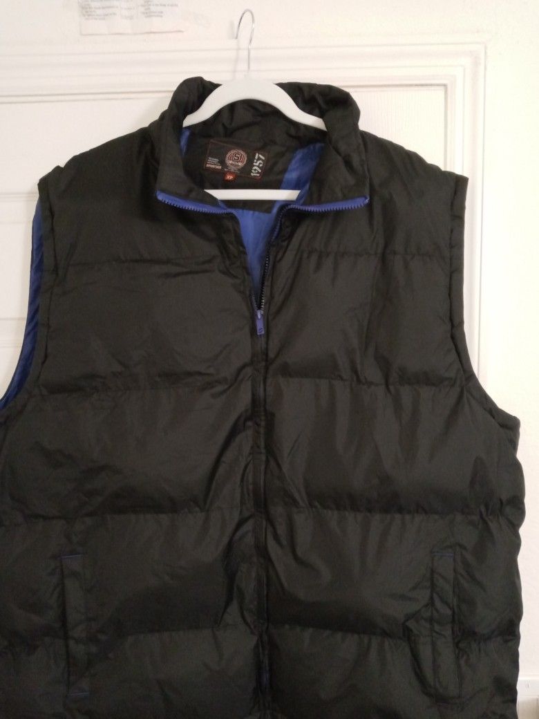 Black And Purple Vest