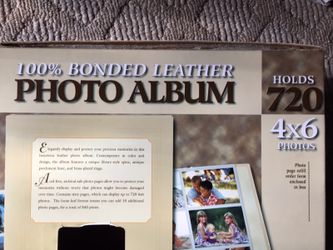 Photo Album - holds 720 photos