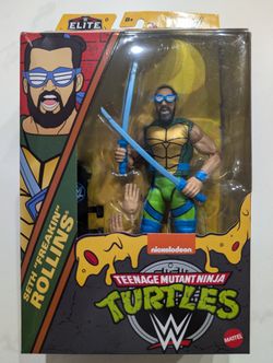 WWE x TMNT Seth Freakin Rollins as Leonardo Elite Collection Action Figure