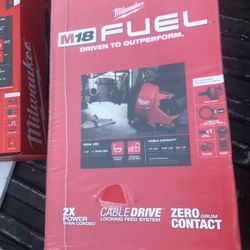 Milwaukee M18 Auger Drain Kit With Power Tain