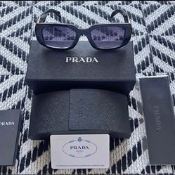Prada PR17WS Black Sunglasses Unisex – Brand New