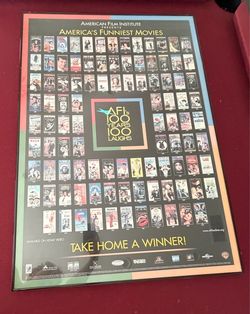 AFI 100 Years 100 Laughs Framed Poster