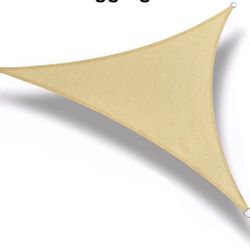 LOVE STORY 12' x 12' x 12' Triangle Sun Shade Sail Canopy UV Block Sunshade)