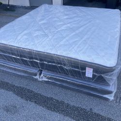 NEW MATTRESS KING SIZE PILLOW TOP WITH BOX SPRING