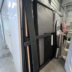 Twin Bed With Mattress And Headboard 