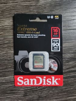 Sandisk  16gb sdhc card