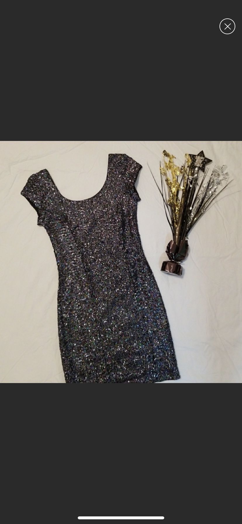 Sequin Holiday Dress H&M