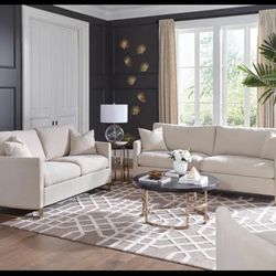 Sofa And Loveseat Couch Set With FREE RUG 