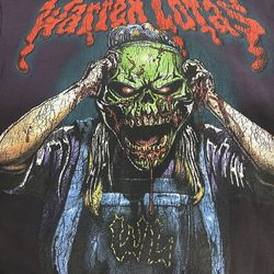 Warren Lotas Forbidden Mask Hooded Sweatshirt Jet Black