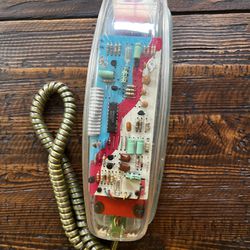 Clear, Vintage Telephone