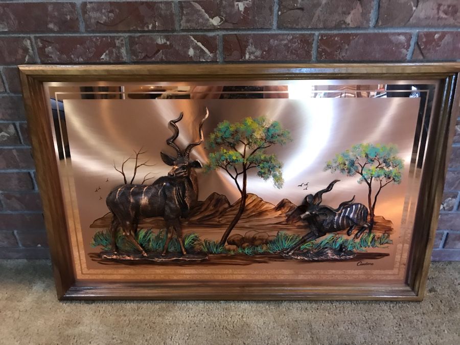 Gastone 3D Copper Wall Art Africa
