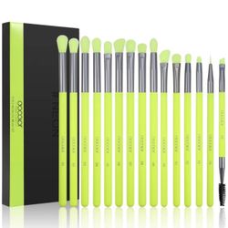 Eye Makeup Brush Set 15 Pcs Neon 15pc