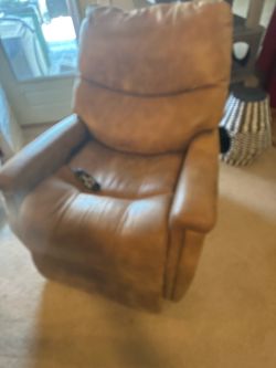Power lift Recliner Leather