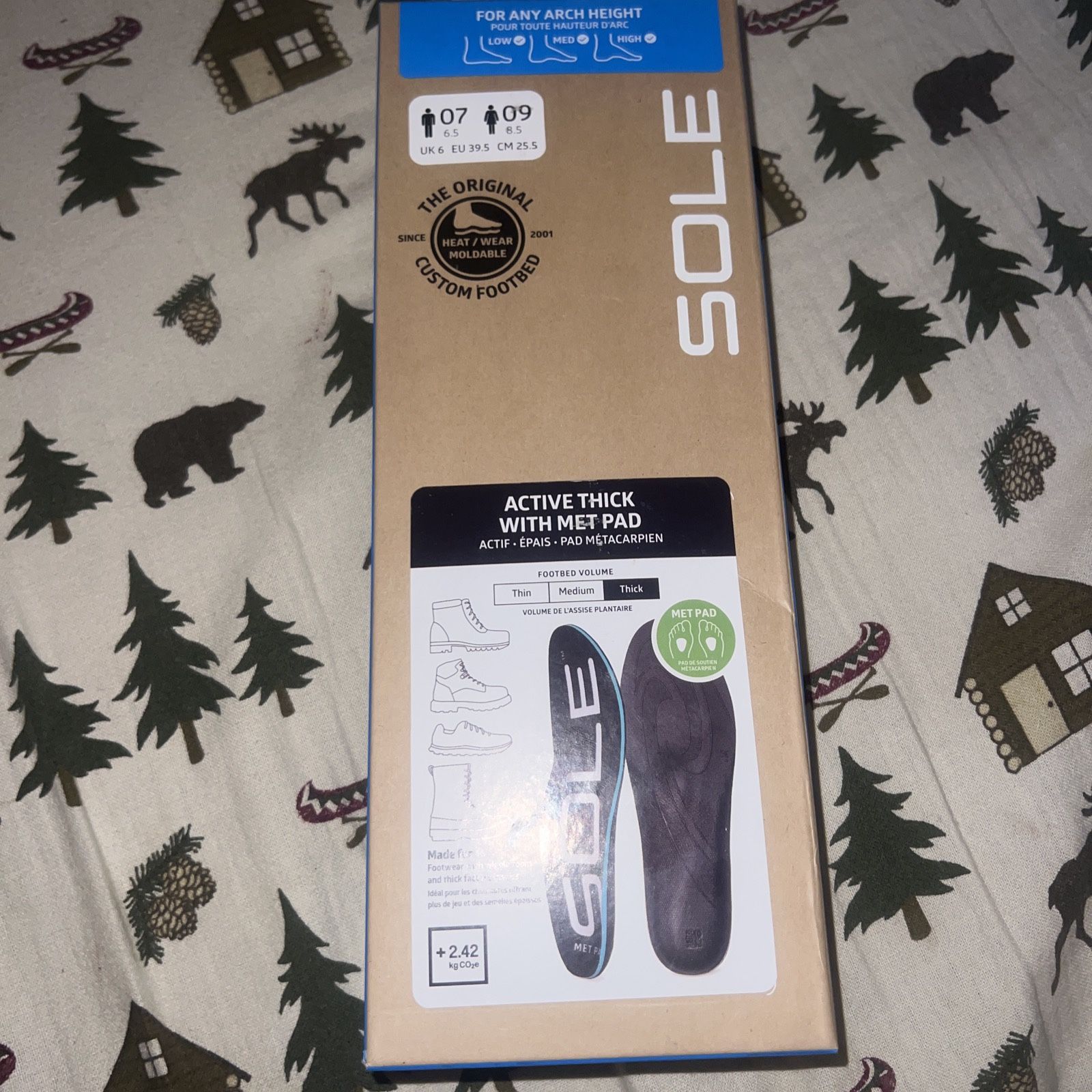 Sole Original Custom Footbed For Any Arch Height