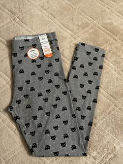 Girls’ Halloween 🎃 Cat 🐈‍⬛ Leggings 