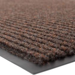 Notrax 109 Brush Step Carpeted Indoor/Outdoor Entrance Mat for Home or Office, 3' X 10', Absorbent Slip Resistant Heavy Duty Entry Mat, Brown, 109S031