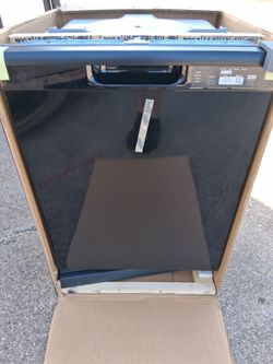 New GE
24 in. Built-In Tall Tub Front Control Black Dishwasher with Sanitize, Dry Boost, 55 dBA