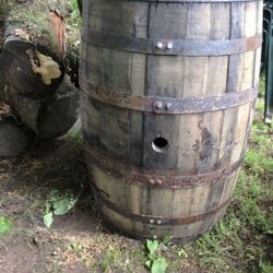 Wine barrle. For decoration only