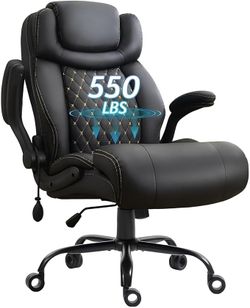 Big and Tall Ergonomic Office Chair with Lumbar Support for Back Pain Breathable Executive Desk